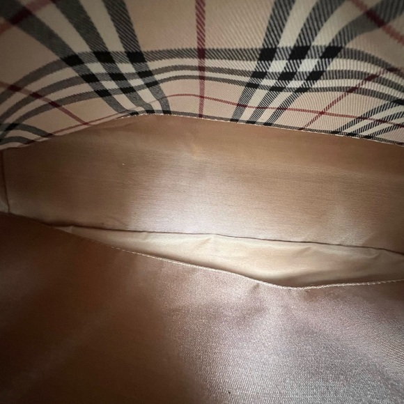 Burberry Leather Tan Satchel Bag - Picture 10 of 15